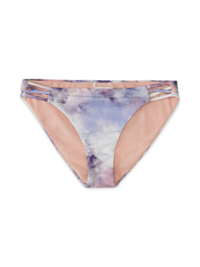 Roxy Size Small Could Tie-Dyed Pink & Purple Bikini Bottoms NWT